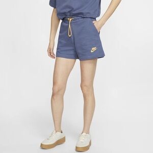 Nike Icon Clash Knit Shorts Diffused Blue/Laser Orange Women’s 1X (CJ2278-491)